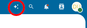 Assistant icon in the top-right navigation bar.